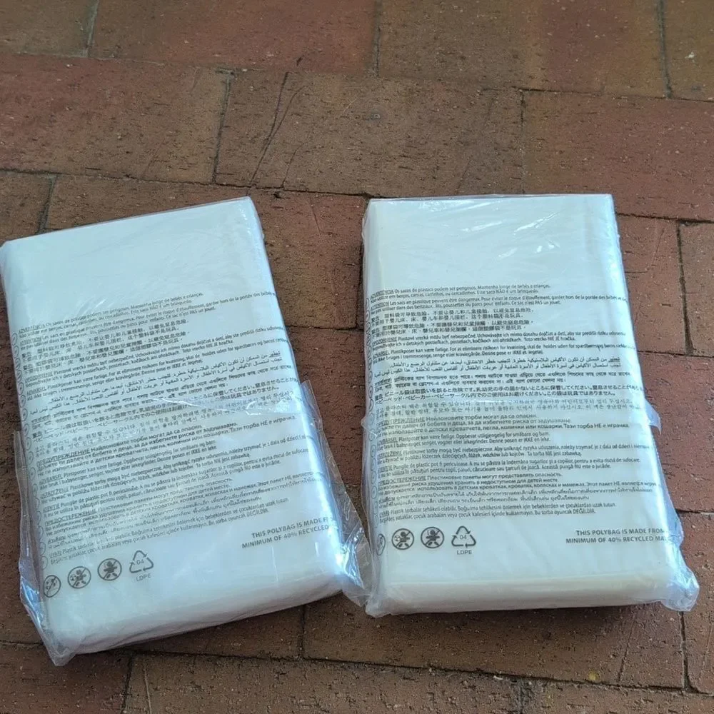 Lot Of 4 NWT Ralph Lauren King Pillow Cases Organic Cotton Palmer White Sky Blue